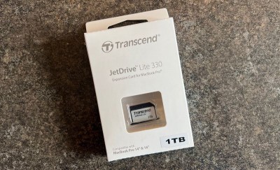 JetDrive Lite 330 1TB của Transcend bổ sung dung lượng lớn có thể tháo rời cho MacBook Pro