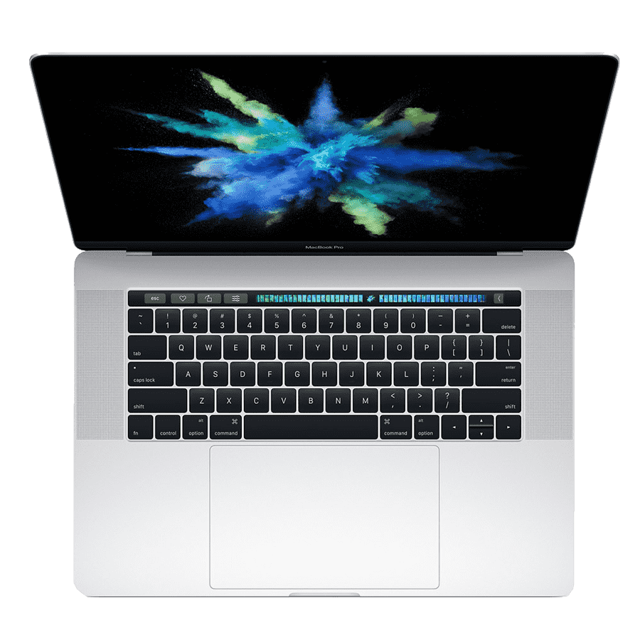 MacBook Pro 2017 15 Inch-MPTU2 -Quad I7 2.8Ghz 16GB 256GB SSD Pro 555 2GB Sliver New 99%