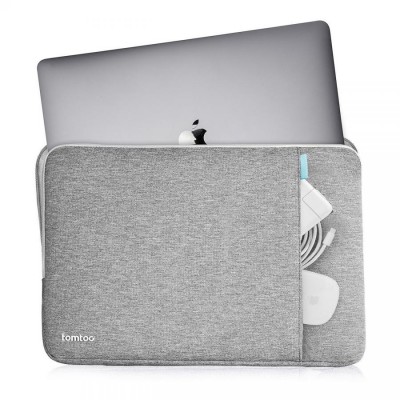 TÚI CHỐNG SỐC TOMTOC (USA) 360° PROTECTIVE MACBOOK PRO 13 Inch NEW GRAY