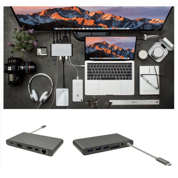 Bộ chuyển đổi Hyperdrive USB-C Ultimate USB Hub for MacBook Pro 2016/2017