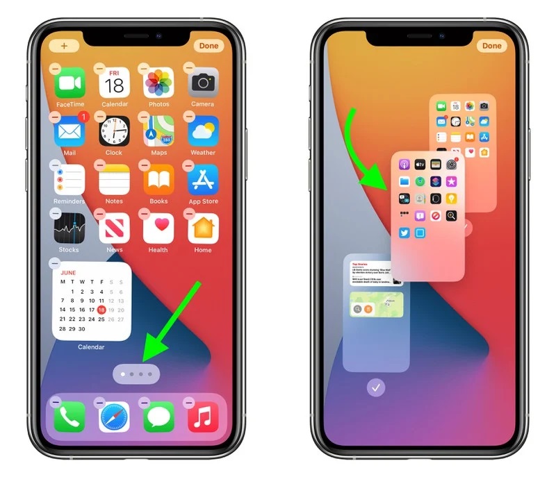 iOS 15: Cách sắp xếp lại và xóa các trang trên màn hình chính